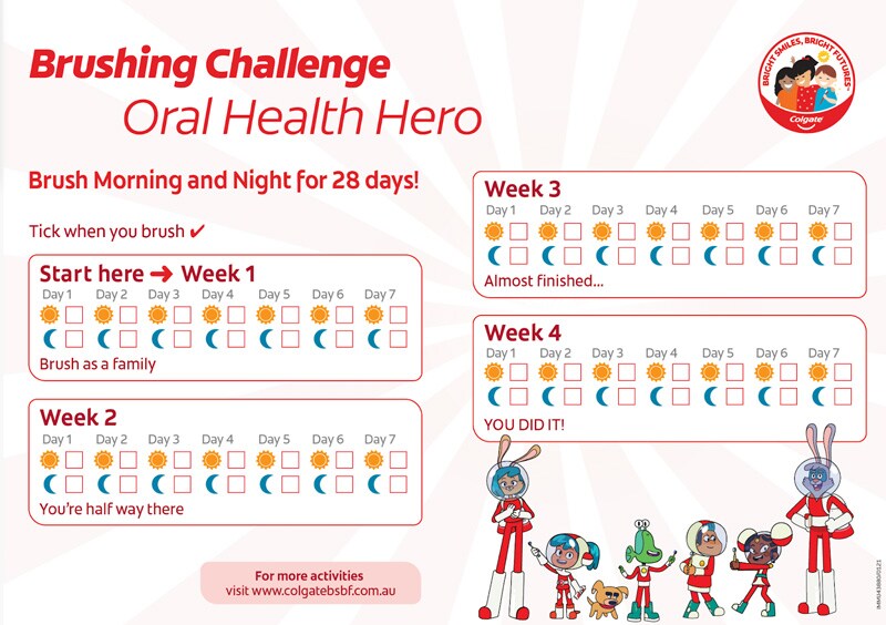 Brushing Oral Health Hero