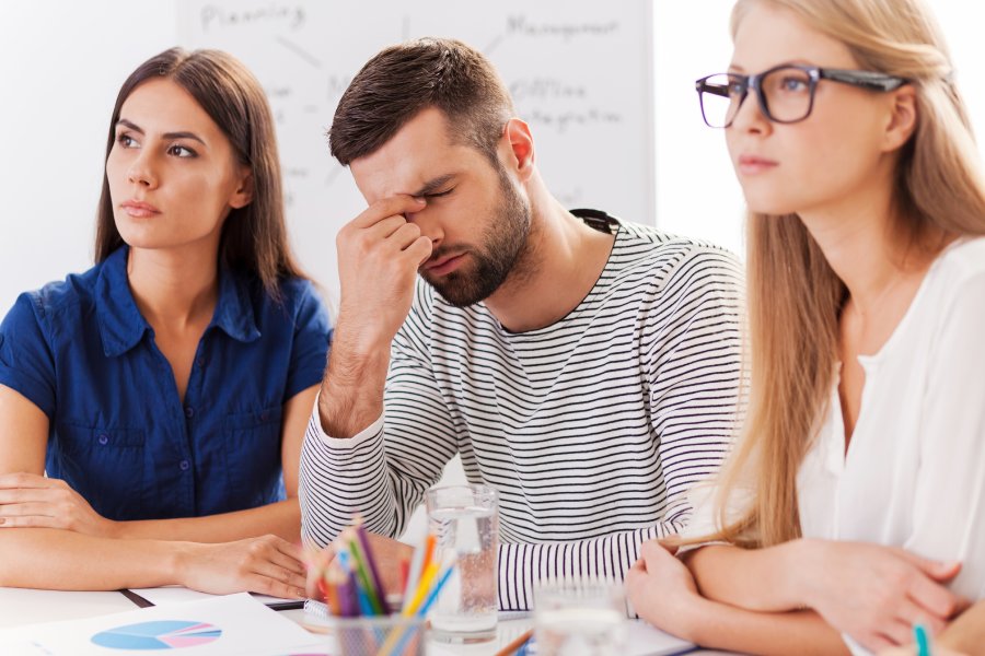 Young people studying