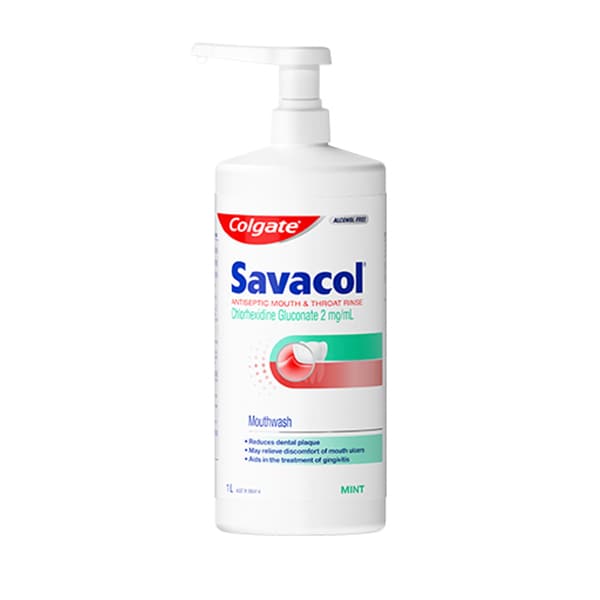 Colgate savacol antiseptic mouth throast rinse 1L