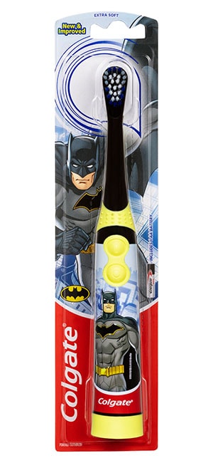 Colgate Kids Sonic Batman & Barbie Battery Toothbrush