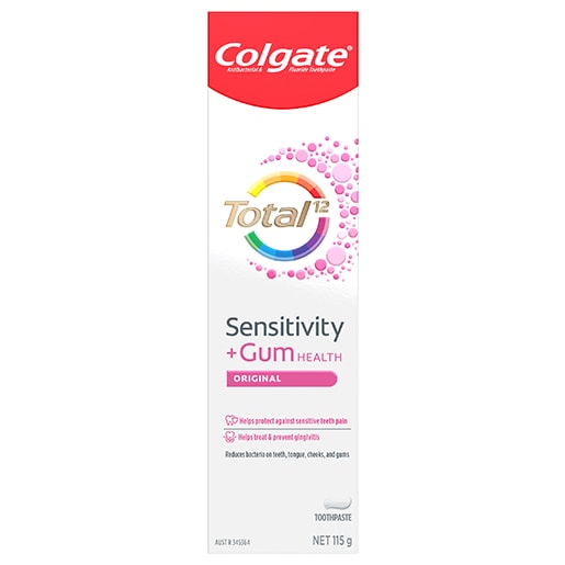 Colgate total sensitivity gum toothpaste
