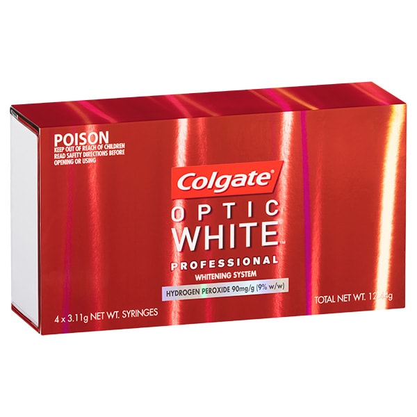 Colgate Optic White 9% Full Kit (4 x 3.11g Syringes)
