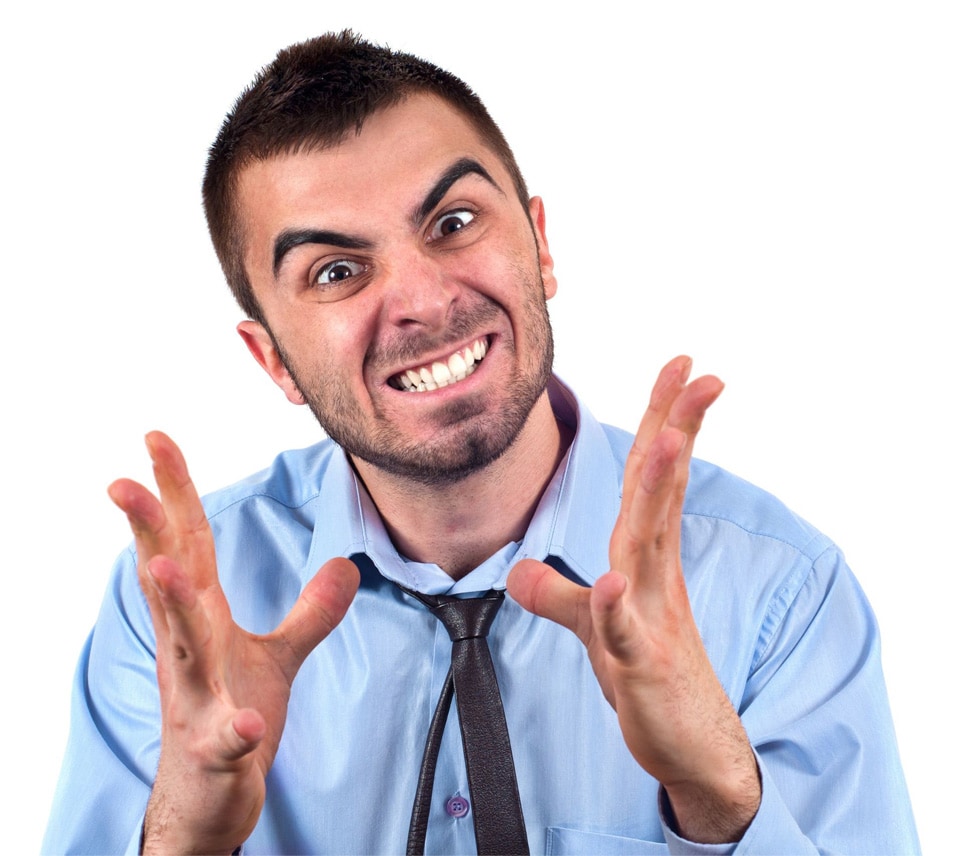 Angry man photo